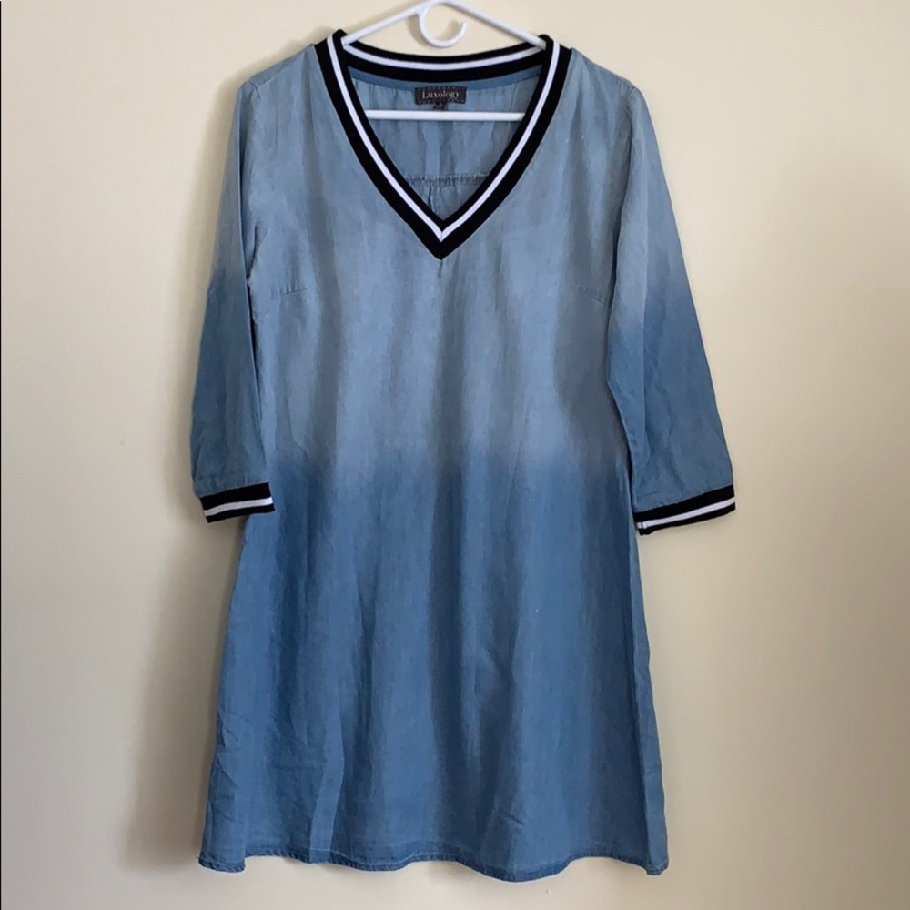 NWT chambray Luxology dress or tunic. NWT